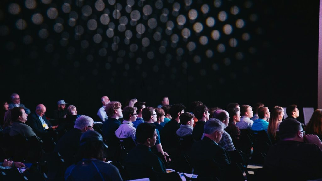 Audience at a well-marketed live event