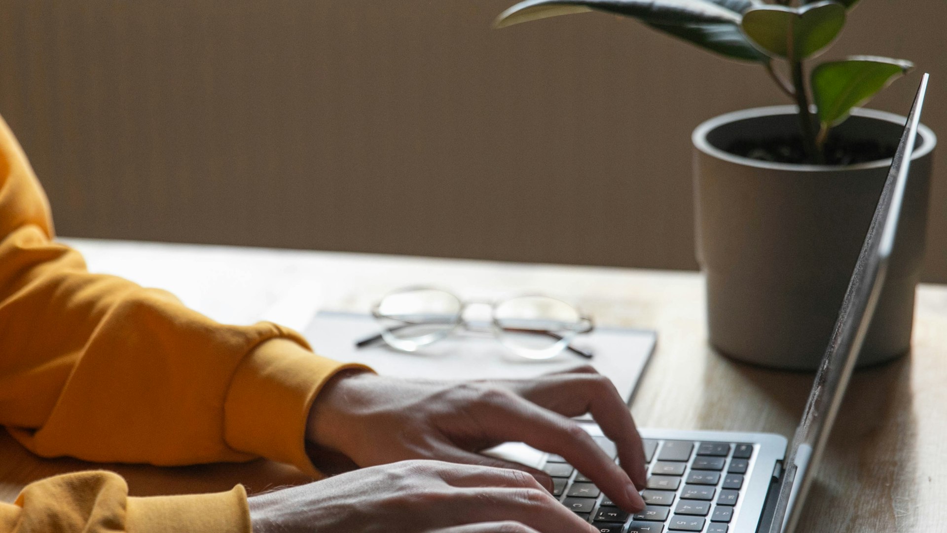 Working on email list growth at a desk